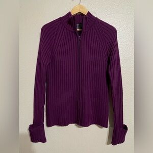 5/48 Saks Fifth Avenue Marino Wool Open Cardigan Sweater‎